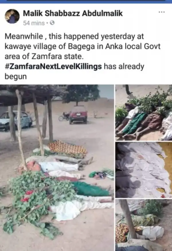Gunmen Attack Bagega In Zamfara, Kill Many (Graphic Photos)